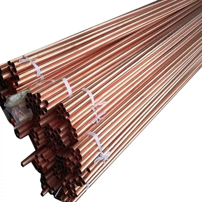 Ψυγείο σωλήνας ASTM B280 ISO9001 1/2 1/4 3/8 5/8 χαλκού τηγανιτών καθαρός