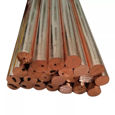 C10200 180mm 200mm καθαρή ράβδος πλήρες σκληρό ISO9001 JIS ASTM χαλκού