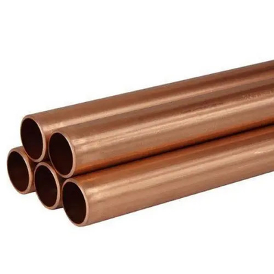 Καθαρός ευθύς σωλήνας C11000 C12200 0.8mm/1mm σπειρών χαλκού